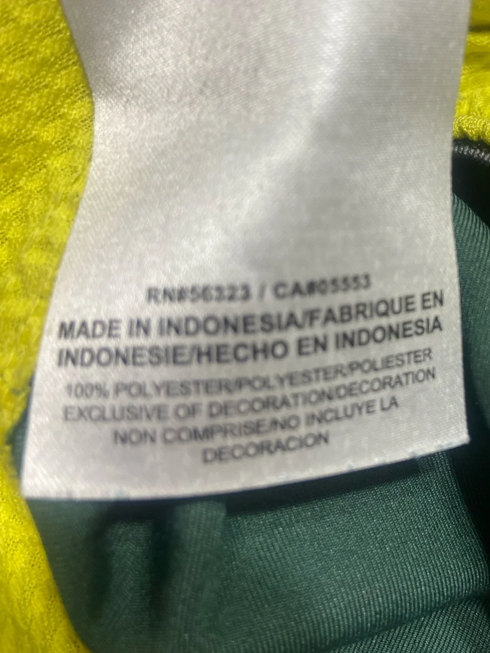 Nike Green & Yellow Oregon Ducks Athletic Shorts
